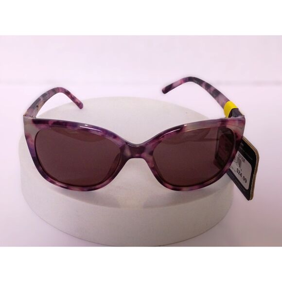 Foster Grant LP 1806 Purple Tortoise Square Frame Sunglasses - Picture 7 of 15